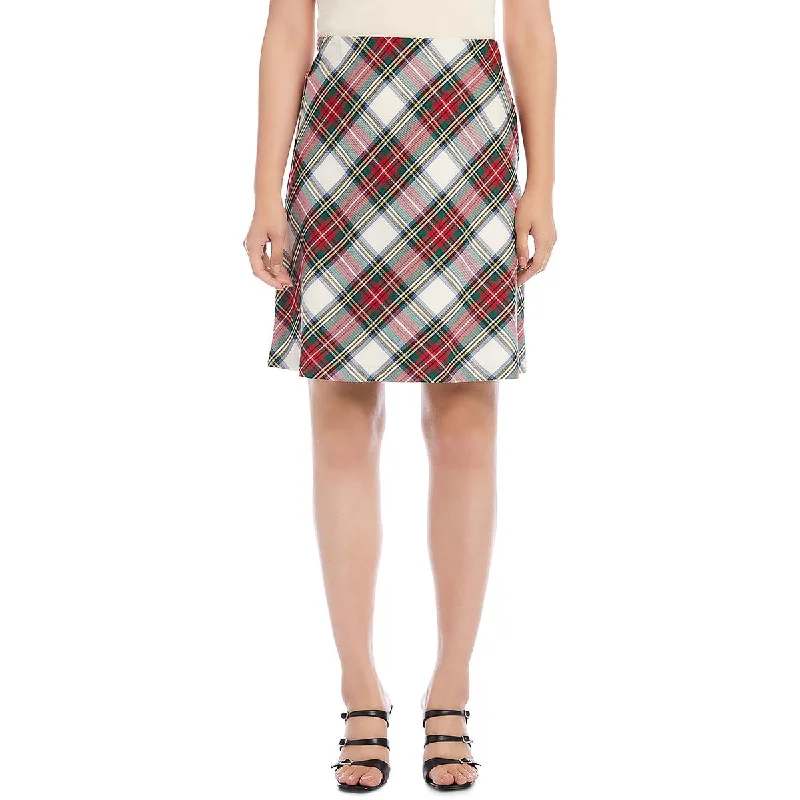Wrap dresses for New Year's parties-Karen Kane Womens Above Knee Plaid Pencil Skirt Wrap dresses for New Year's parties-Karen Kane Womens Above Knee Plaid Pencil Skirt