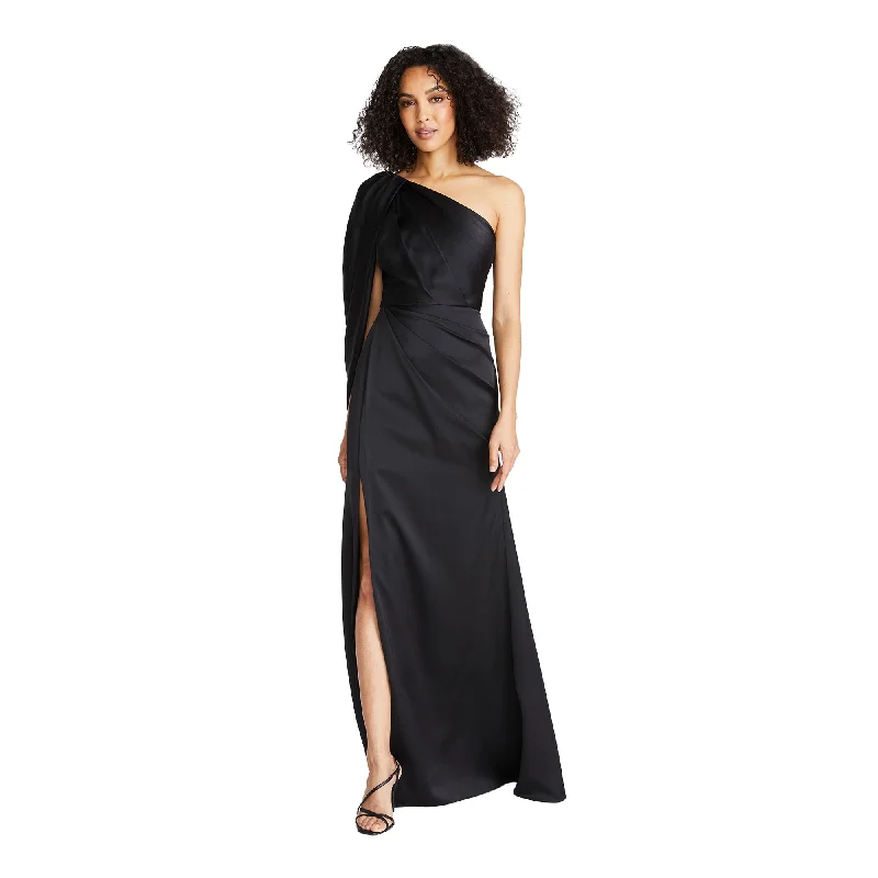 Women’s glamorous prom dress with rhinestone accents -Theia Women's Tori Dropped Shoulder Gown Black Dress Women’s glamorous prom dress with rhinestone accents -Theia Women's Tori Dropped Shoulder Gown Black Dress