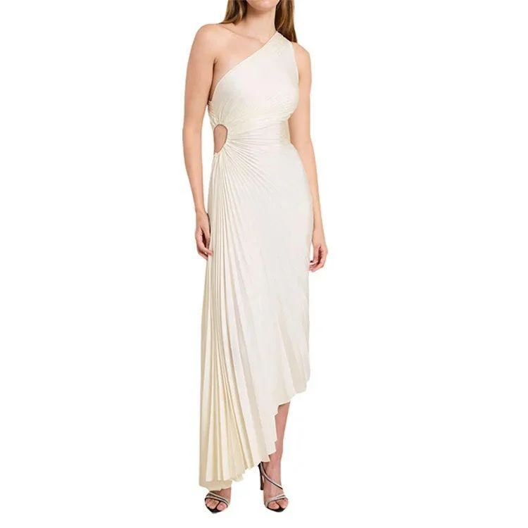Women’s chiffon prom dress for a breezy feel -Adelina Statement Summer Dress
