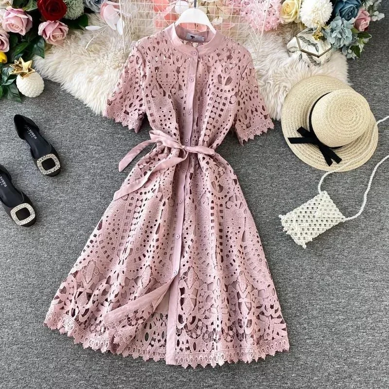 Women’s soft chiffon prom dress for a flowy look -Caline Vintage Dress