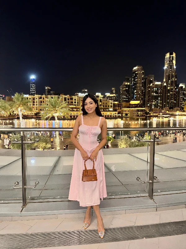 Short day dress with cuffed sleeves for casual look -Delso Summer Lace Up Holiday Dress Short day dress with cuffed sleeves for casual look -Delso Summer Lace Up Holiday Dress