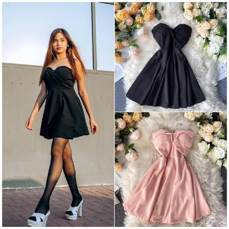 Women’s multicolor prom dress for a fun vibe -Emilia Tube Dress