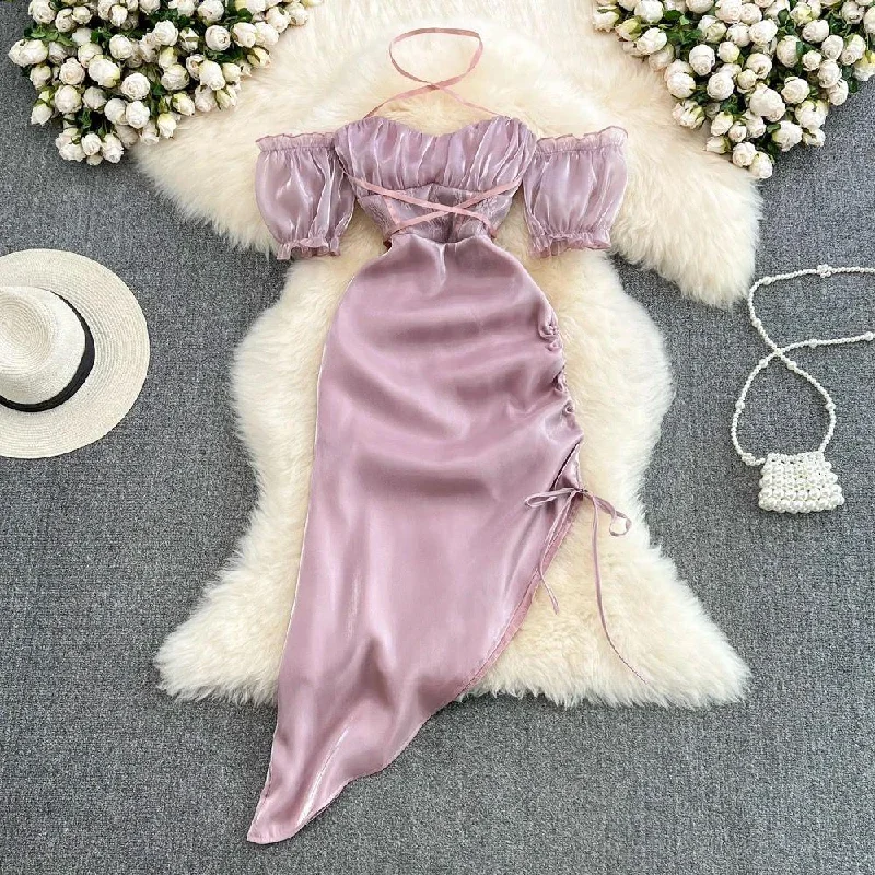 Women’s tulle and lace prom dress for a whimsical vibe -Etta Luxury Dress