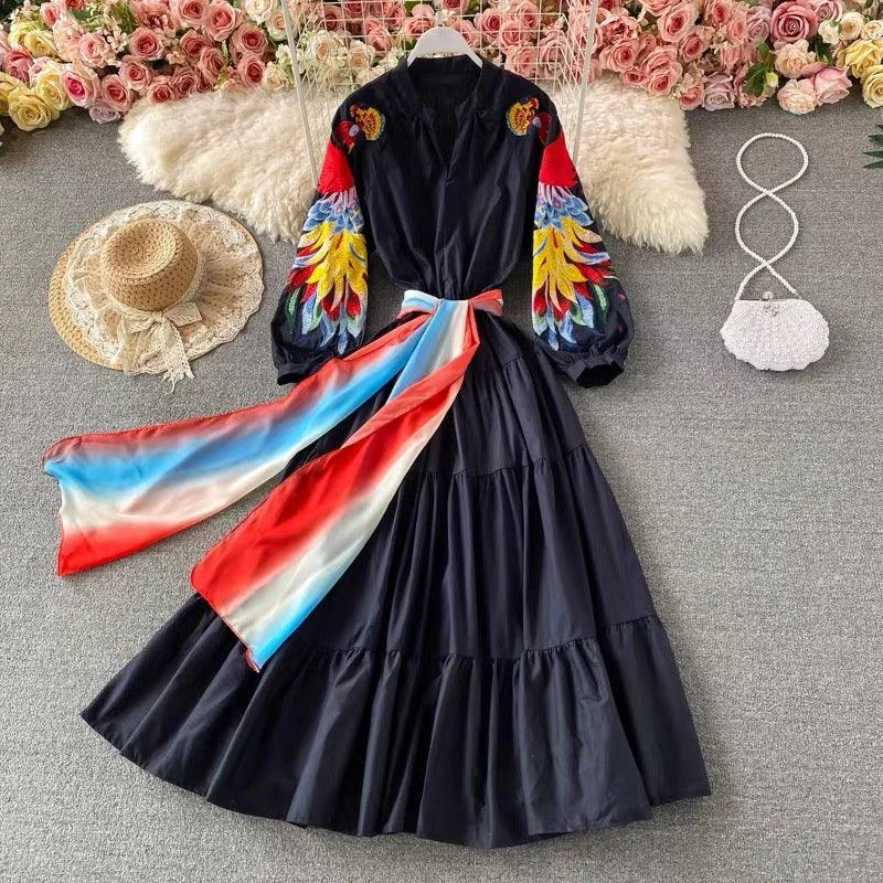 Women’s strapless A-line prom dress for flattering style -Farrah Luxury Embroidered Dress Women’s strapless A-line prom dress for flattering style -Farrah Luxury Embroidered Dress