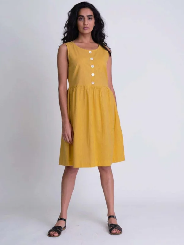 Day dress with tie front for chic appeal -Faye Cotton & Linen Casual Day Dress | Mango Day dress with tie front for chic appeal -Faye Cotton & Linen Casual Day Dress | Mango