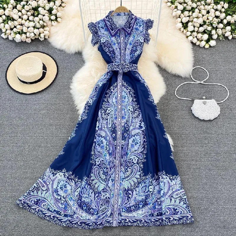 Women’s elegant velvet prom dress for a luxury look -Hadlee Vintage Dress