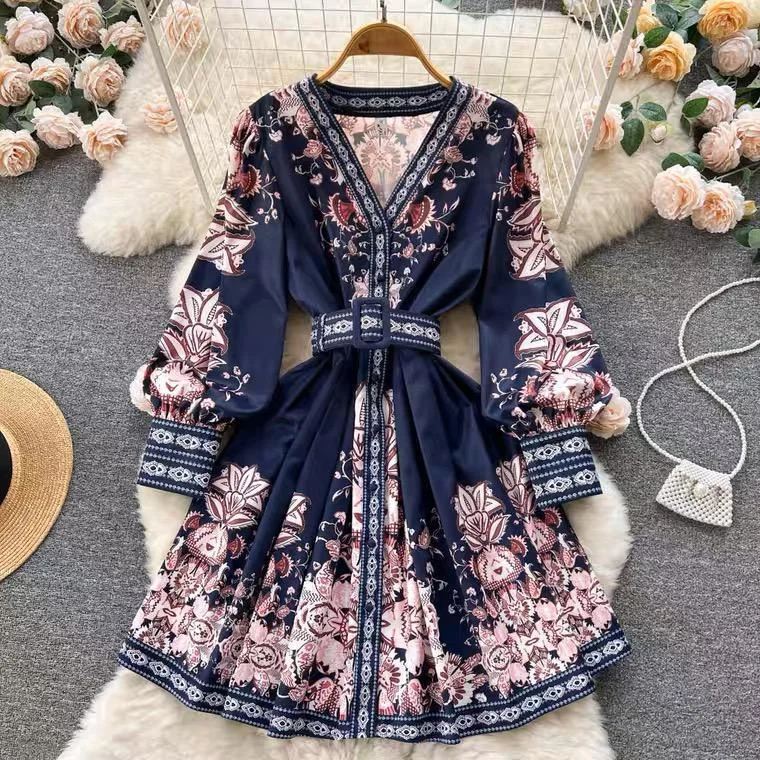 Women’s chic off-shoulder prom dress -Josephine Vintage Dress