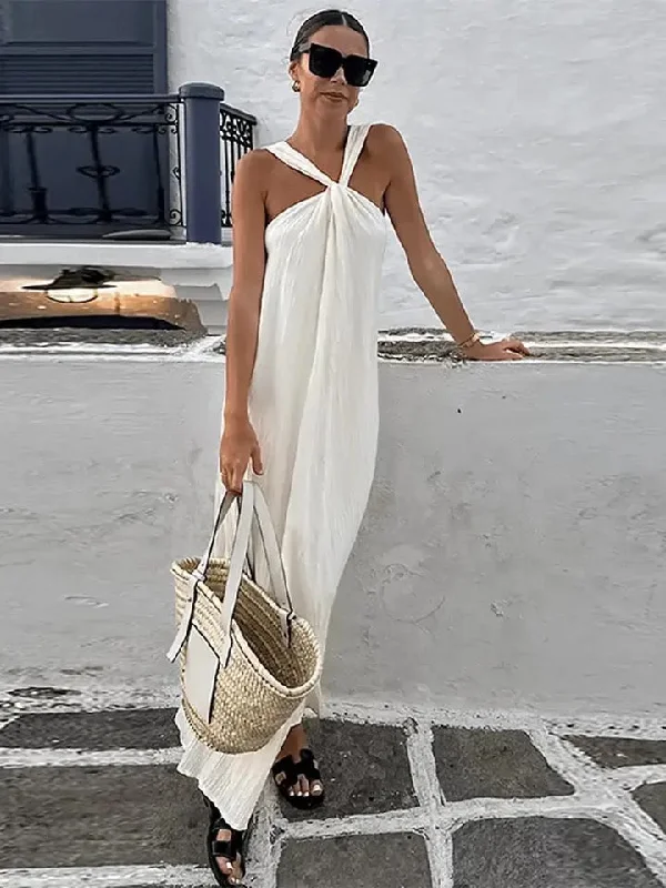 Day dress with drawstring waist for adjustable fit -Loder Resortwear Summer Holiday Dress Day dress with drawstring waist for adjustable fit -Loder Resortwear Summer Holiday Dress