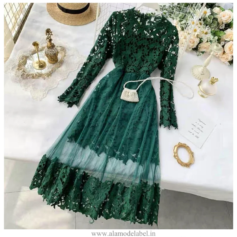 Women’s prom dress with structured bodice -Martha Vintage Dress