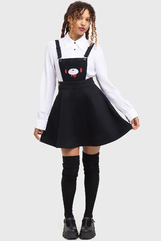 Women’s chic white prom dress for timeless elegance -Naughty Grizzly Pinafore Dress Women’s chic white prom dress for timeless elegance -Naughty Grizzly Pinafore Dress