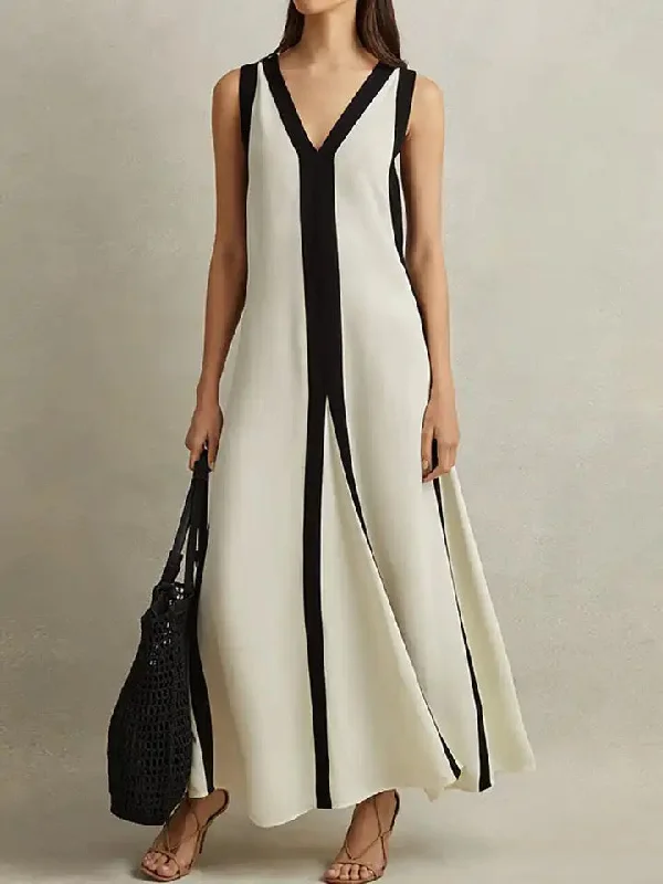 Women’s vintage-style prom dress for a retro vibe -Riya Breezy Summer Dress