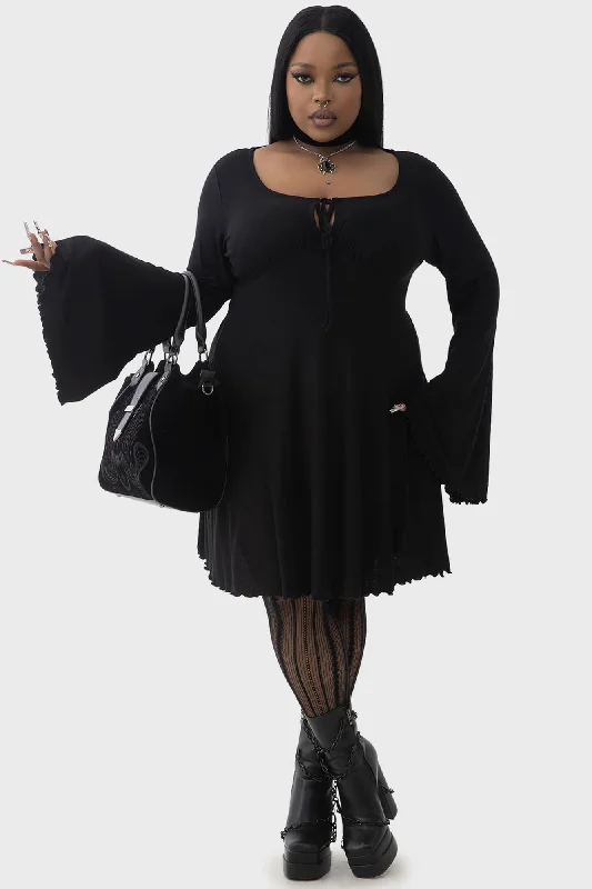 Women’s fitted prom dress with lace details -Rose's Revenge Dress [PLUS]
