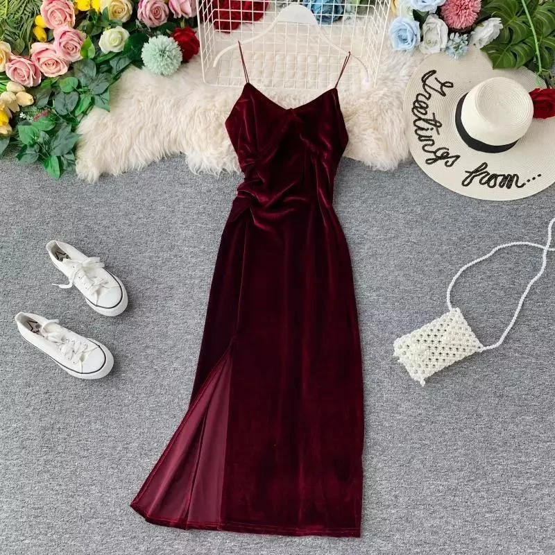 Women’s tulle prom dress with embellishments -Velvet Vintage Dress