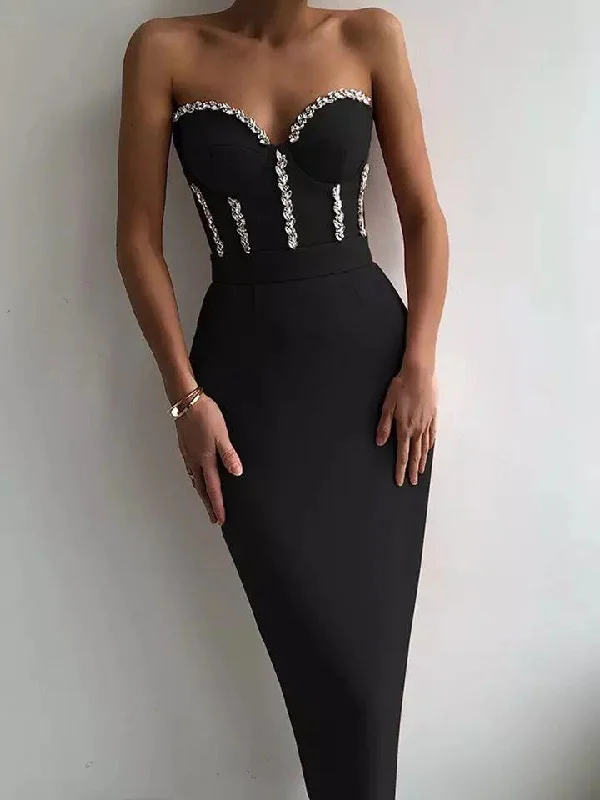 Women’s burgundy prom dress for a rich, classy style -Waverly Statement Dress