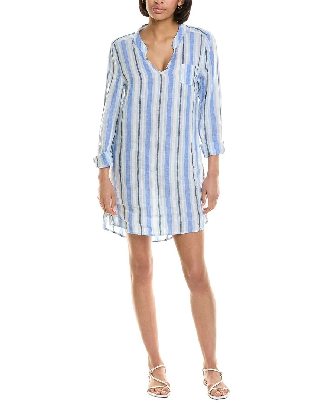 Women's wrap dresses with wedding guest-inspired accessories-HIHO Bananakeet Linen Tunic Dress Women's wrap dresses with wedding guest-inspired accessories-HIHO Bananakeet Linen Tunic Dress