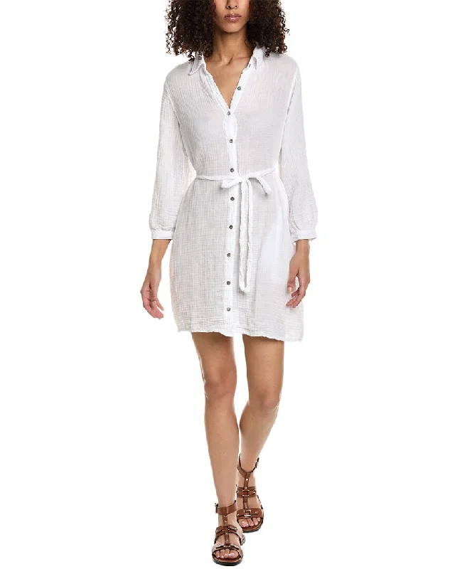 Women's wrap dresses with concert-inspired wedding guest outfits-Michael Stars Polly Above-Knee Tunic Dress Women's wrap dresses with concert-inspired wedding guest outfits-Michael Stars Polly Above-Knee Tunic Dress