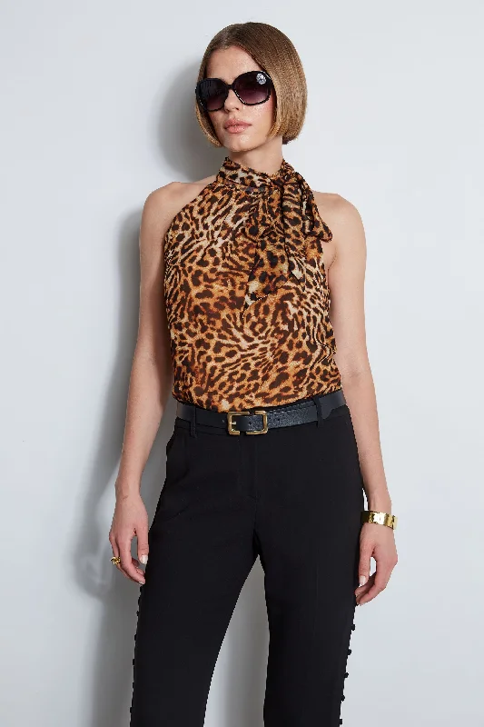 Women’s doll dress for day-to-night transitions -Wildcat Halter Top