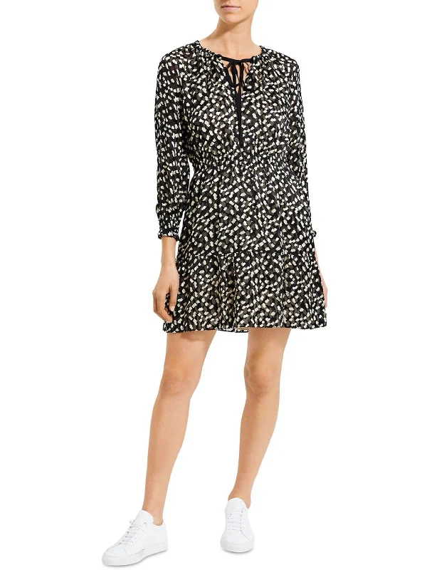 Women's wrap dresses with evening-inspired wedding fashion trends-Womens Work Short Tunic Dress Women's wrap dresses with evening-inspired wedding fashion trends-Womens Work Short Tunic Dress