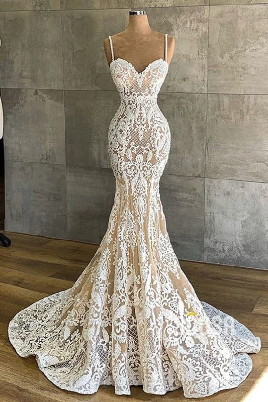 Women’s long sleeve party dress for fall events -Exquisite Lace Sweetheart Mermaid Gown Bridal Dress gh2406 Women’s long sleeve party dress for fall events -Exquisite Lace Sweetheart Mermaid Gown Bridal Dress gh2406