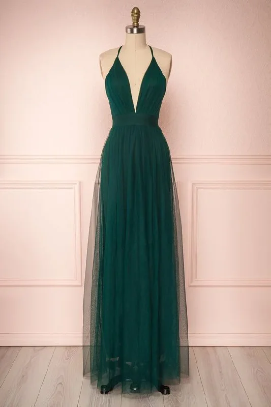 Women’s strapless party dress for a chic style -Green Forest Green Long Prom Dress gh2297 Women’s strapless party dress for a chic style -Green Forest Green Long Prom Dress gh2297