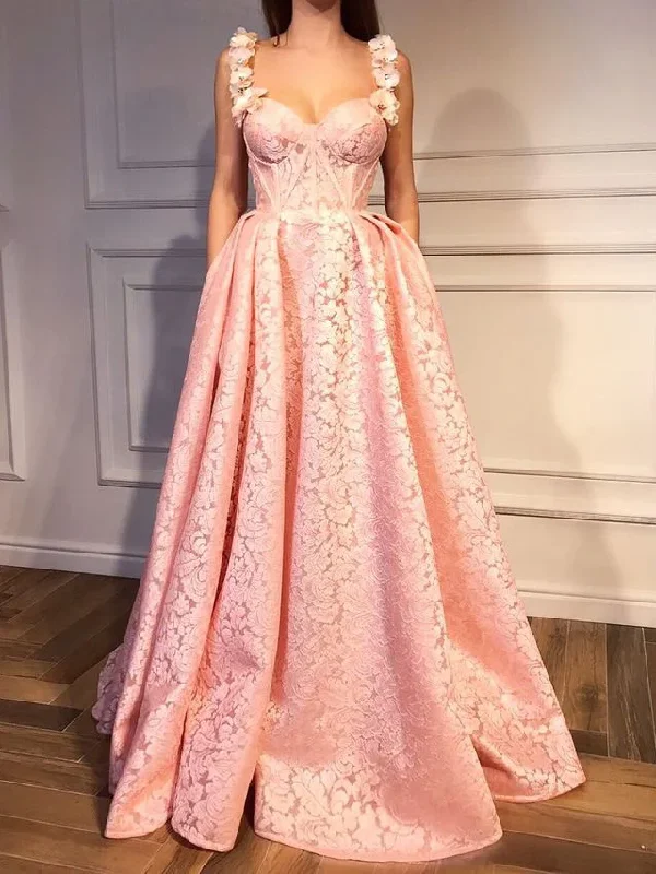 Women’s trendy party dress with lace overlay -Pink Prom Dresses Straps A-line Floor-length Sexy Luxury Prom Dress gh2331 Women’s trendy party dress with lace overlay -Pink Prom Dresses Straps A-line Floor-length Sexy Luxury Prom Dress gh2331