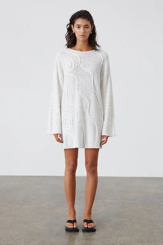 Wrap dresses with boots-Shea Organic Cotton Swirl Tunic Dress