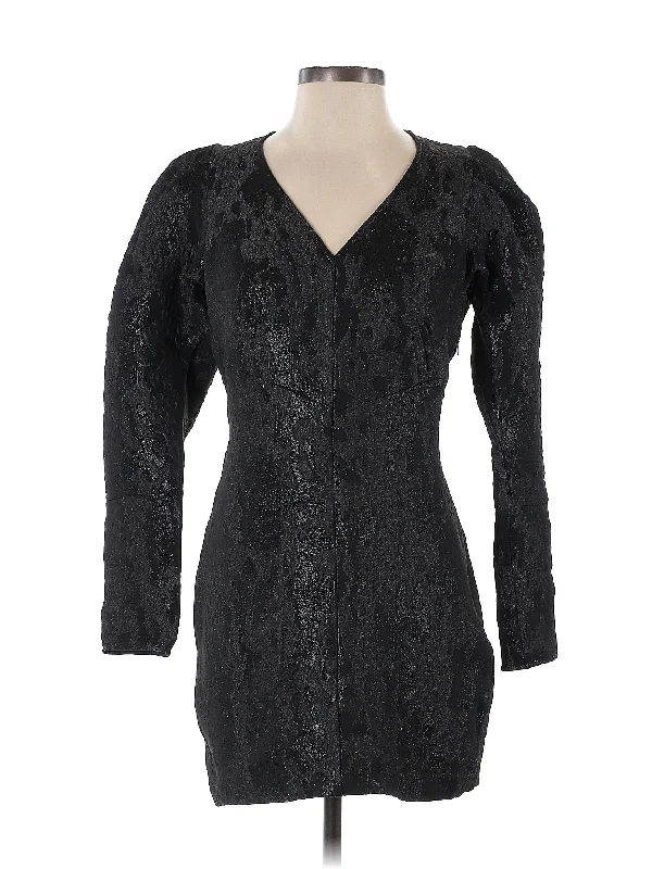 Cocktail dress with satin belt for added shape -Cocktail Dress