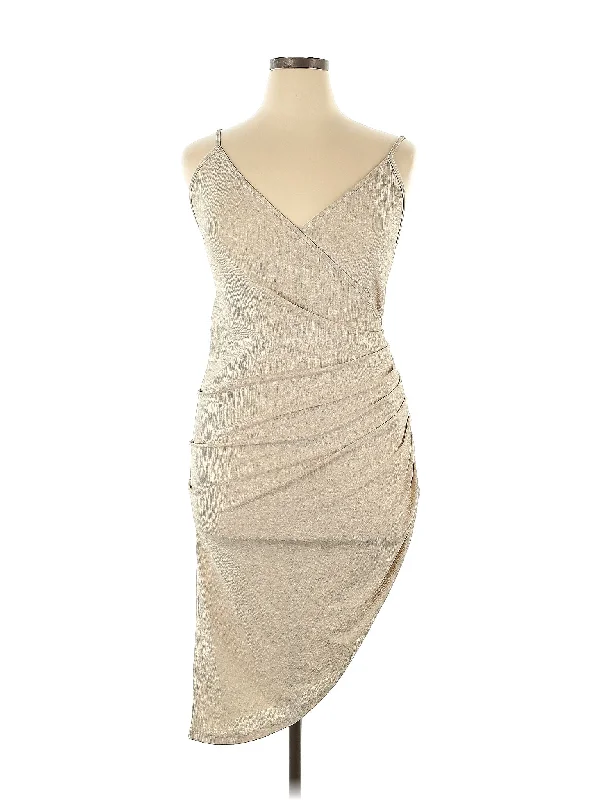 Cocktail dress with lace hemline for romantic feel -Cocktail Dress