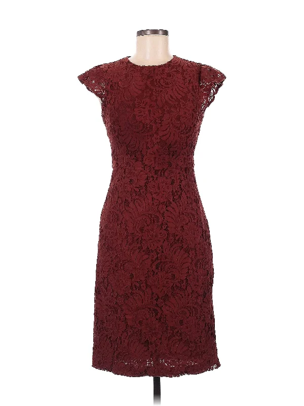 Cocktail dress with lace details for vintage vibes -Cocktail Dress