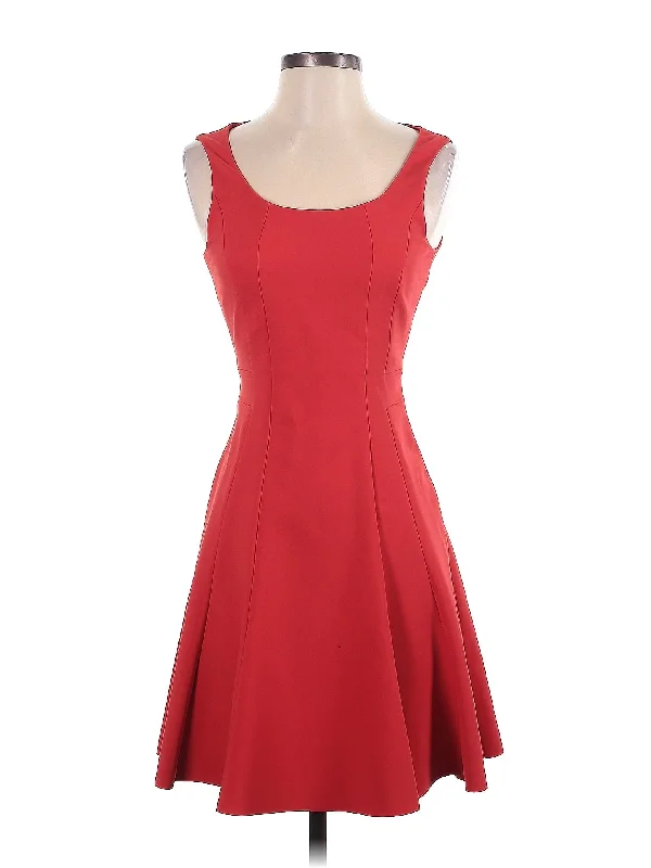 Cocktail dress with pleated bodice for texture -Cocktail Dress