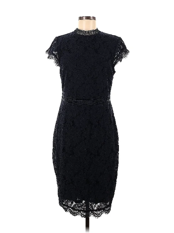 Cocktail dress with lace bodice for elegance -Cocktail Dress