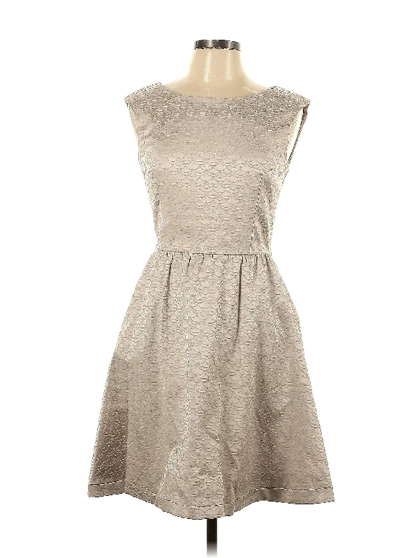 Cocktail dress with satin finish for polished look -Cocktail Dress