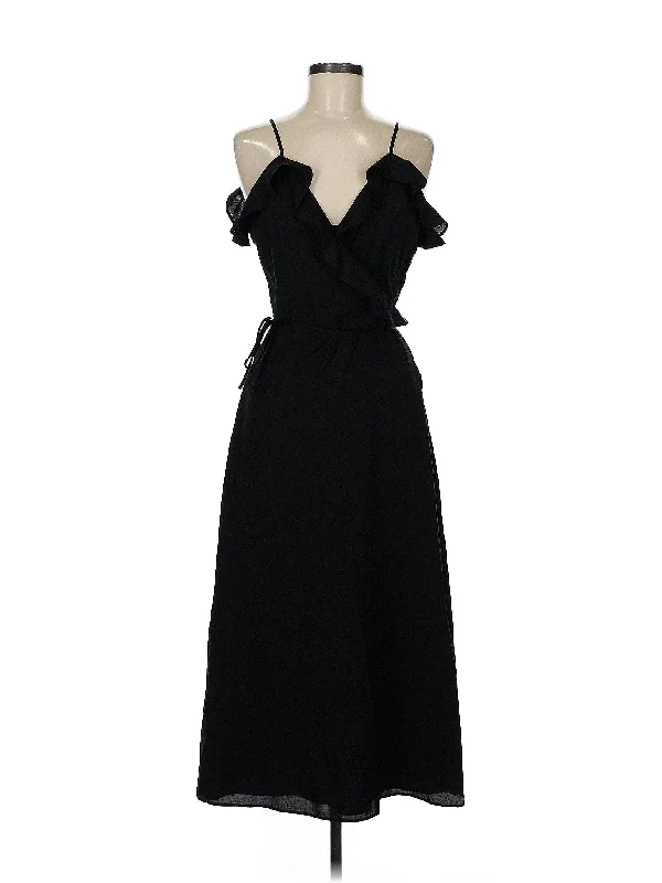 Cocktail dress with draped front for soft movement -Cocktail Dress