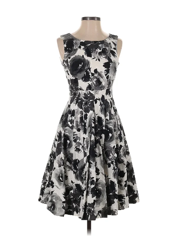 Cocktail dress with puff sleeves for playful vibe -Cocktail Dress