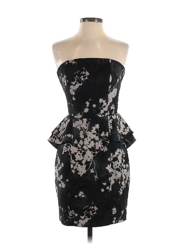 Elegant cocktail dress with ribbon tie -Cocktail Dress