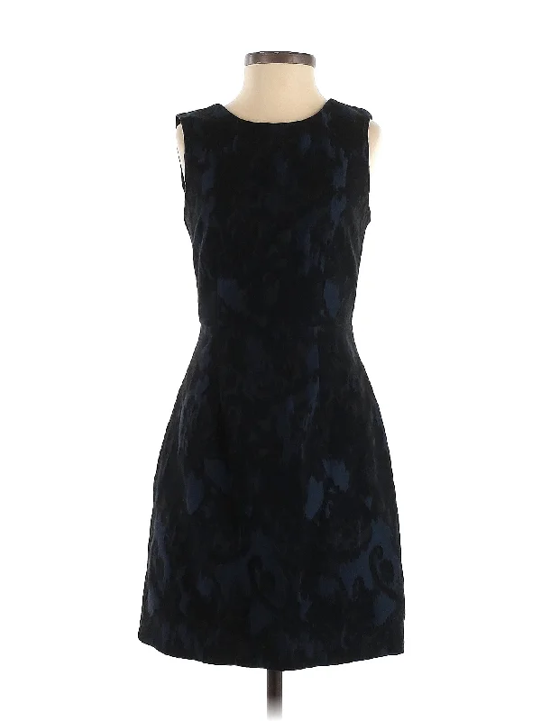 Cocktail dress with satin belt for accent -Cocktail Dress