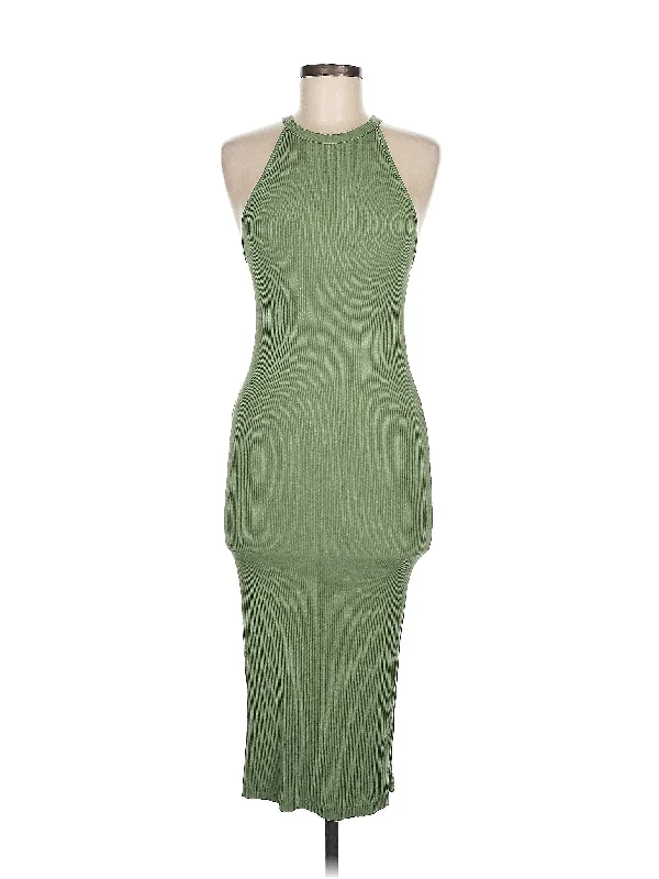 Cocktail dress with lace-up detail for trendy look -Cocktail Dress