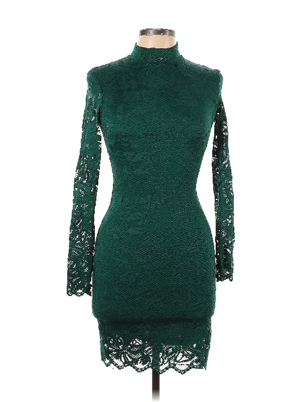 Cocktail dress with ruffled neckline for extra flair -Cocktail Dress