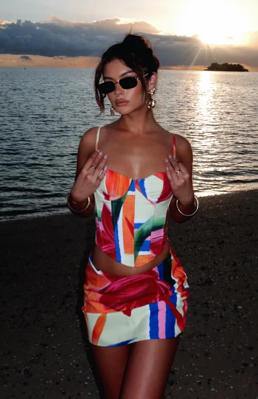 Women’s doll dress for special nights out -In The Morning Bustier Island Escape