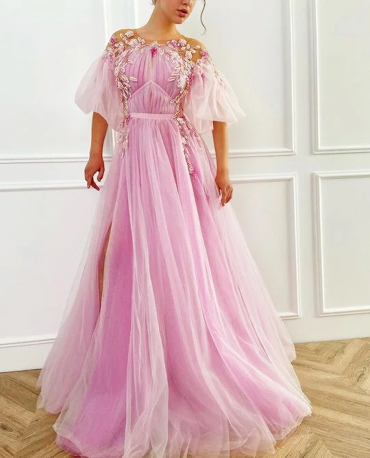 Appliques Lace Long Wedding Dress Prom Dress    cg16582