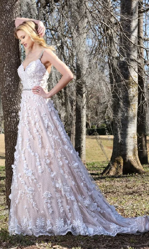 Bohemian wedding dress with long sleeves for comfort -Ashley & Justin - 10412 Sample Gown Bohemian wedding dress with long sleeves for comfort -Ashley & Justin - 10412 Sample Gown