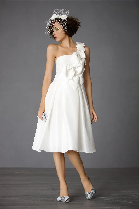 Wedding dress with lace bodice for feminine appeal -BHLDN Afternoon Social Dress