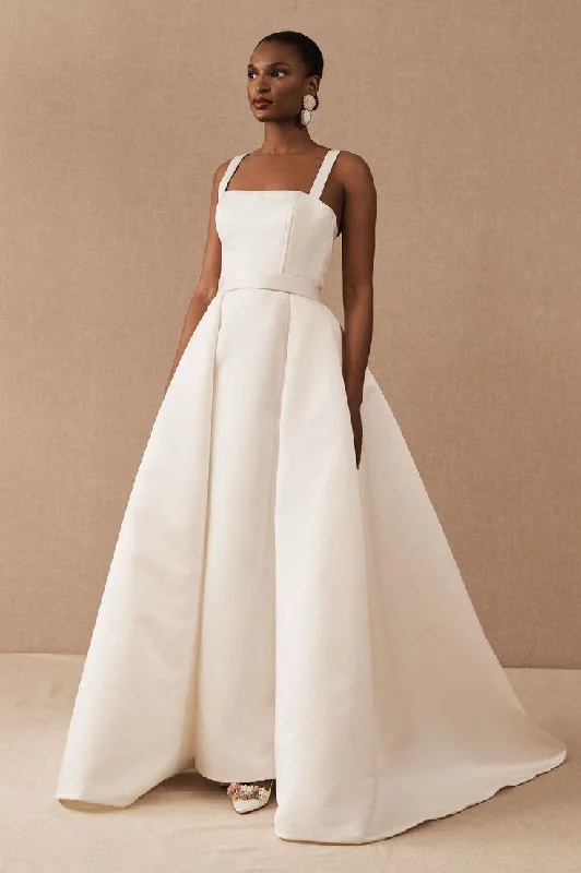 Lace wedding dress for classic wedding look -BHLDN Amsale Olympia Gown
