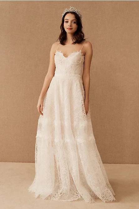 Wedding dress with sweetheart neckline for romantic feel -BHLDN Costarellos Calla Gown Wedding dress with sweetheart neckline for romantic feel -BHLDN Costarellos Calla Gown