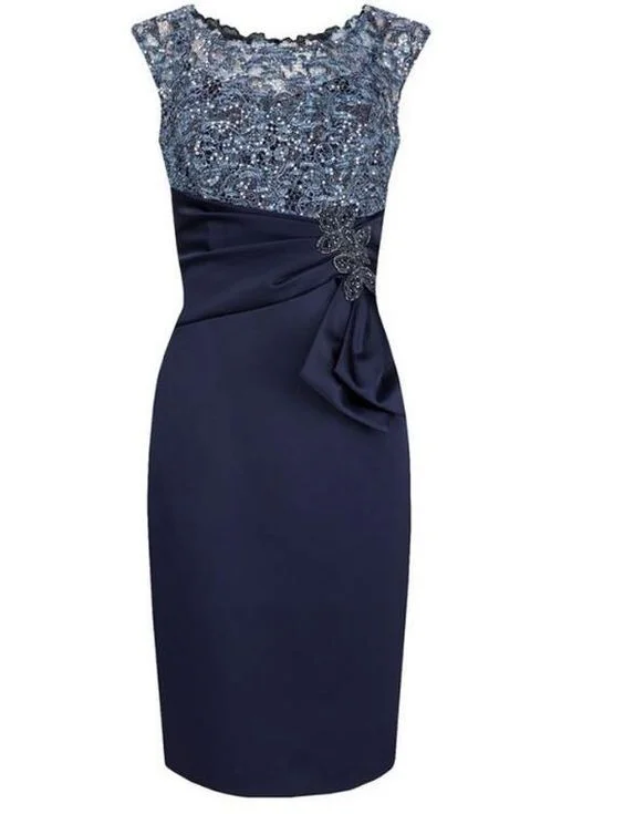 Cap Sleeves Sheath Mother of the Bride Dresses with Lace Sequins Homecoming Dresses cg23432 Cap Sleeves Sheath Mother of the Bride Dresses with Lace Sequins Homecoming Dresses cg23432