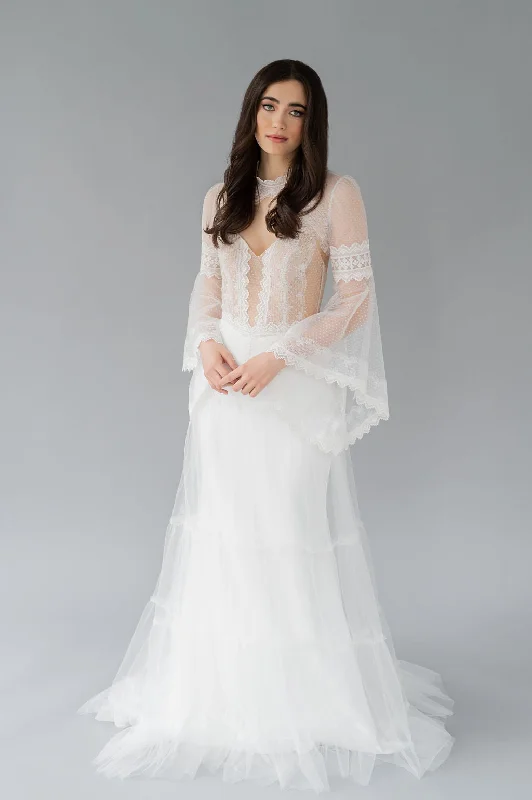 CASSIE Romantic 3 Piece Wedding Dress