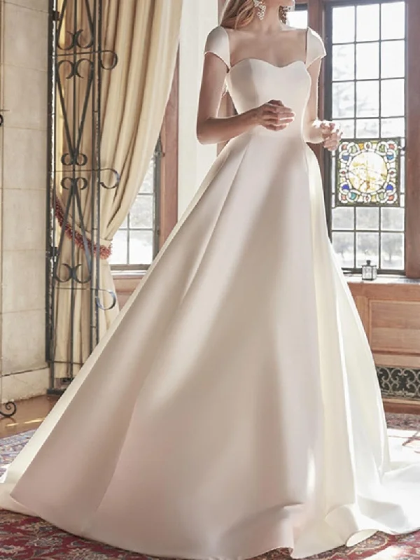 Cinessd fashion inspo 1Elegant A Line Wedding Dress with Small Train 2023 New Sweet Simple Robe Mariage Femme Satin Vestidos De Novia Custom Made Cinessd fashion inspo 1Elegant A Line Wedding Dress with Small Train 2023 New Sweet Simple Robe Mariage Femme Satin Vestidos De Novia Custom Made