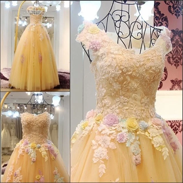 Floral Bridal Ball Gown,Gorgeous Wedding Dress,Handmade Dress long prom dress cg11235 Floral Bridal Ball Gown,Gorgeous Wedding Dress,Handmade Dress long prom dress cg11235