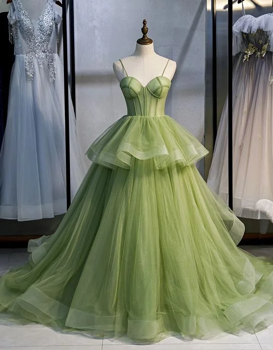 Fluorescent green Strapless Full Length Wedding Dress Prom Dress Evening Dress Formal Occasion Party Dress C1496 Fluorescent green Strapless Full Length Wedding Dress Prom Dress Evening Dress Formal Occasion Party Dress C1496