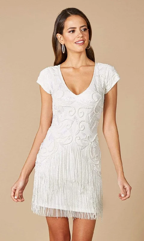 Simple wedding dress for minimalist bride -Lara Dresses 51053
